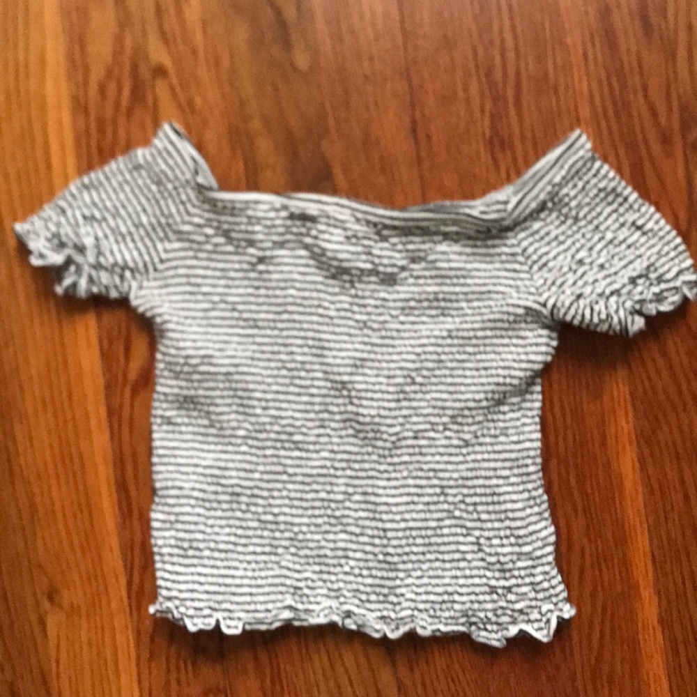 Subdued off the shoulder top